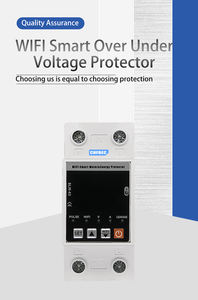 Protecteur automatique intelligent de tension de surtension/sous-tension réglable, monophasé, AC, 40A, 63A, <span class=keywords><strong>220V</strong></span>, LCD, RMS, WiFi - Product Image 2
