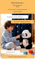 Roboter-Plüschtier KI-Begleiterpuppe für Kinder zum Erlernen des Geschichtenerzählen, Beruhigendes Heimspiel Saimi Künstliche Intelligenz