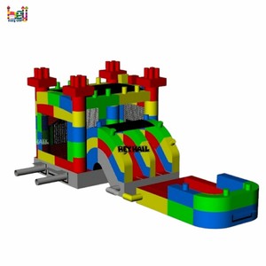 Castillo Inflable Comercial <span class=keywords><strong>con</strong></span> Tobogán <span class=keywords><strong>de</strong></span> Agua y <span class=keywords><strong>Piscina</strong></span> para Niños, Ideal para <span class=keywords><strong>Alquiler</strong></span> en Fiestas <span class=keywords><strong>de</strong></span> Cumpleaños - Product Image 5