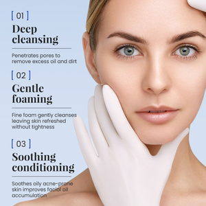 KORMESIC - Limpiador Facial al por Mayor de 100 g con 5% de Peróxido de Benzoilo para Eliminar el Acné, Limpieza Profunda, Espuma Abundante, Marca Privada OEM - Product Image 2