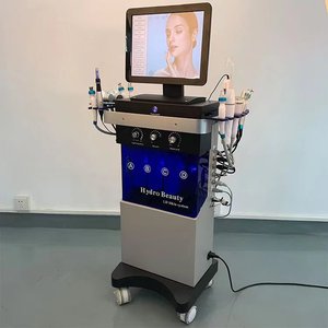 Appareil facial 14-en-1 multifonctionnel pour nettoyage en profondeur du visage, soin de la peau, dermabrasion à jet d'eau, peeling sous vide, éliminateur de points noirs, prise US - Product Image 5