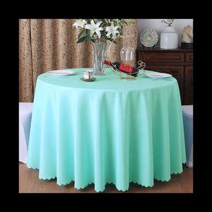 Custom Color High Quality Solid Color <b>Tablecloths</b> Tassel <b>Round</b> <b>Tablecloth</b> Cotton Linen Table Cloth - Product Image 3