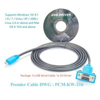 Cable Convertidor de Datos Serie Universal Micro USB Macho a RS232 DB9 Hembra FTDI FT232RL, RS232 a USB Micro, Cable Micro USB RS232