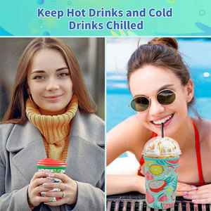 Hot bán những điều tốt bán nó một quán cà phê Nguồn cung cấp kết thúc tốt đẹp cho ly cách điện tái sử dụng căng Neoprene cup tay áo tùy chỉnh OEM - Product Image 6