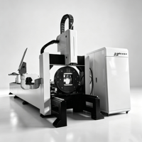 Máquina de Corte a Laser de Fibra de Alta Velocidade com Alimentação Automática para Tubos e Corte Chanfrado 3000W 6000W, Equipamento de Corte para Diversos Formatos