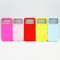 Coque de Téléphone Liquide en Silicone de Luxe pour iPhone 17 16 15 14 Pro Max, Coque Personnalisée en Silicone