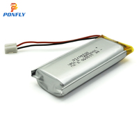 PONFLY Oem 102050 3.7V 1000mAh batterie Lipo Rechargeable 3.7V batterie li-polymère 1100mAh poche batterie au Lithium cellule