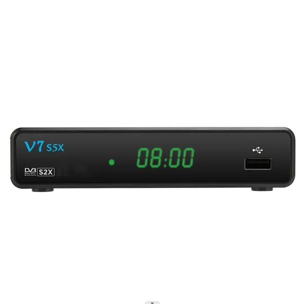 Новая версия FTA HD приставка V7 S5X спутниковый ресивер H.265 DVB-S2/S2X V 7 декодер