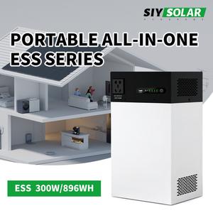 תחנת כוח ניידת 300W 896Wh גנרטור סולארי סוללת LiFePO4 ערכת סוללות לקמפינג חיצוני, גיבוי חירום ואחסון אנרגיה - Product Image 1