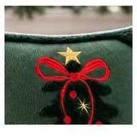 Housses de coussin de Noël 2026 les plus vendues en gros, nouveau style, taies d'oreiller sapin de Noël, coussins décoratifs personnalisés pour canapé de fêtes
