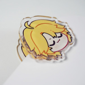 Cheap Wholesale Customized Transparent Acrylic Paper Clip Cute Cartoon Anime Inspired Crafts Business Gift