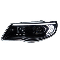 Kit de phares LED DRL pour VW Touareg 2007-2010, projecteurs bi-xénon doubles, mise à niveau des phares avant