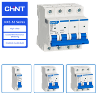 Interruptor Automático Miniatura Chint NXB-63 AC230V 6kA para Sistemas de Distribución de Energía Industrial