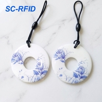 Epoxy RFID Smart Card 125KHz 13.56MHz Smooth Touch mit individuellem Logo zur Benutzerautorisierung bei gemeinsam genutzten Elektrorollern