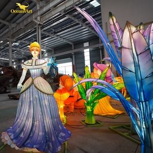 Lantern Show Supplier Custom CE Certified Waterproof Design Silk Lanterns for Festival Decorations - Product Image 1