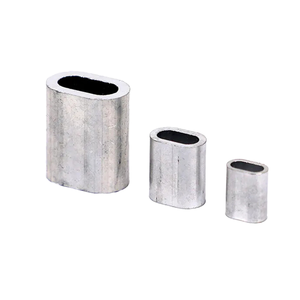 Manchon de sertissage ovale en aluminium DIN3093 pour câble métallique, attache-câble, pince de serrage, manchon de sertissage pour boucle, matériel de rigging en gros - Product Image 4
