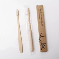 Brosse à dents en bambou portable et pâte hôtel agrément petite brosse à dents avec dentifrice pour voyage