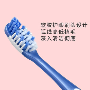 Brosse à dents manuelle personnalisable pour homme en nylon, à poils souples, moyens ou durs, réutilisable, pour adulte, avec manche en plastique - Product Image 5