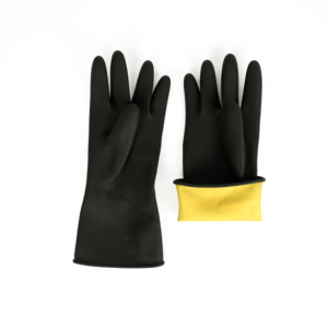 25mil 35mil đa mục đích chống trượt kháng hóa chất guantes de Latex 30cm công nghiệp Găng tay cao su - Product Image 2