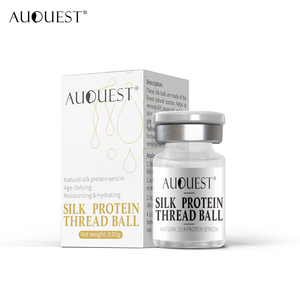 Fabricación de proteína de seda 100% Natural, reafirmante de manchas oscuras, eliminación de arrugas, <span class=keywords><strong>suero</strong></span> de bola de hilo de proteína de seda - Product Image 3