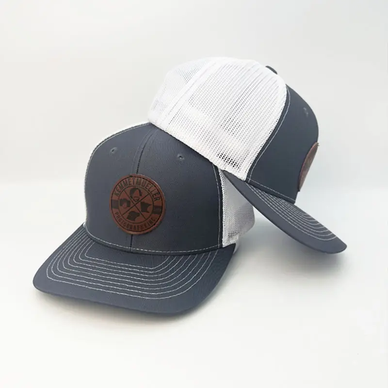 قبعة بشعار مخصص مناسب لسائقي الشاحنات من الجلد شبكة من Gorras قبعات رياضية خلفية شفافة Richardson 112 قبعات سائقي الشاحنات