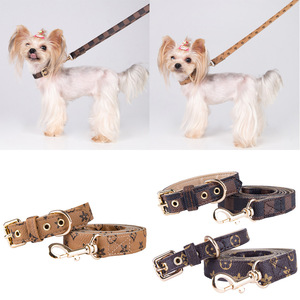 Collare Classico Regolabile per Cani con Lente d'Ingrandimento e Funzione Anti-Soffocamento, Design Floreale, Guinzaglio Resistente all'Usura per Passeggiate con il Cane - Product Image 2