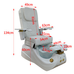 2024 meubles de Salon de manucure à vendre sans canalisation beau Massage accoudoir réglable chaise de pédicure pied Spa - Product Image 5