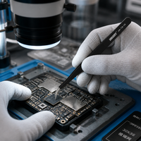 JAKEMY JM-T2 Pinset Presisi ESD Industri Baja Tahan Karat Non-Magnetik Ujung Ultra Halus Perbaikan Jam Tangan Elektronik Mikro DIY CE