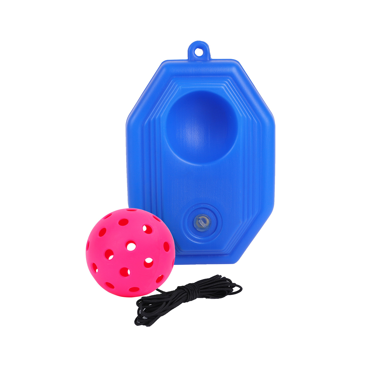 Base en forme de losange, balle de pick-ball rose-rouge à 40 trous