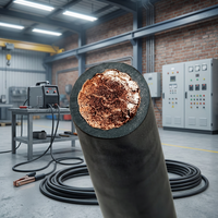 Hochwertige 16MM 25MM 50 MM2 95 MM2 120MM 240MM Kupfer Flexibles Kabel Draht für Schweiß maschinen Fabrik Direkt vertrieb Gummi kabel