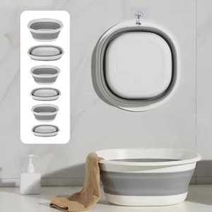 Portatile pieghevole in Silicone per adulti vasca <span class=keywords><strong>da</strong></span> <span class=keywords><strong>bagno</strong></span> in plastica pieghevole con <span class=keywords><strong>bagno</strong></span> accessori per la cucina per il viaggio a casa - Product Image 4