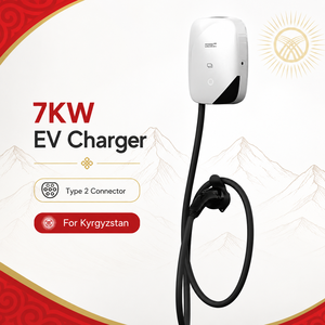 เครื่องชาร์จรถยนต์ไฟฟ้าแบบติดผนัง 7kW รุ่นใหม่ ให้พลังงานคงที่ ประเภทที่ 2 ได้รับการรับรอง EAC ป้องกันน้ำกลางแจ้งระดับ IP55 สำหรับตลาด EAEU คีร์กีสถาน - Product Image 2