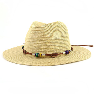 2024 ใหม่หมวกฟางสําหรับผู้หญิงขนมปังใหม่Bohoสไตล์ปีกกว้าง<span class=keywords><strong>Floppy</strong></span>ปานามาหมวกสําหรับฤดูร้อนฤดูใบไม้ผลิชายหาดกลางแจ้งSunhat - Product Image 3