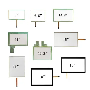 Tacto personalizado Varios tamaños Formas 10,1 10,4 12,1 15 15,6 17 17,3 18,5 19 21,5 23 23,6 Pulgadas Pantalla táctil resistente al agua USB