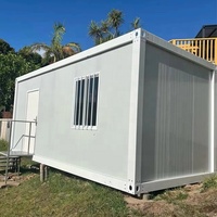 Maison préfabriquée modulaire à faible coût de 20 pieds, conception détachable, conteneur portable, maison mobile en kit, mini-maison