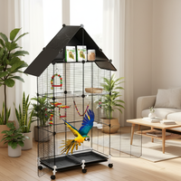 Nouvelle Cage à Oiseaux Extérieure Super Robuste Grande Volière Multi-Niveaux pour Oiseaux