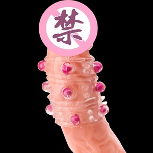 Anillo para Pene con Perlas y Cristales, Funda para Pene con Espigas, Juguete Sexual para Adultos, Diversión en Pareja, Retrasa la Eyaculación para Hombres - Product Image 6