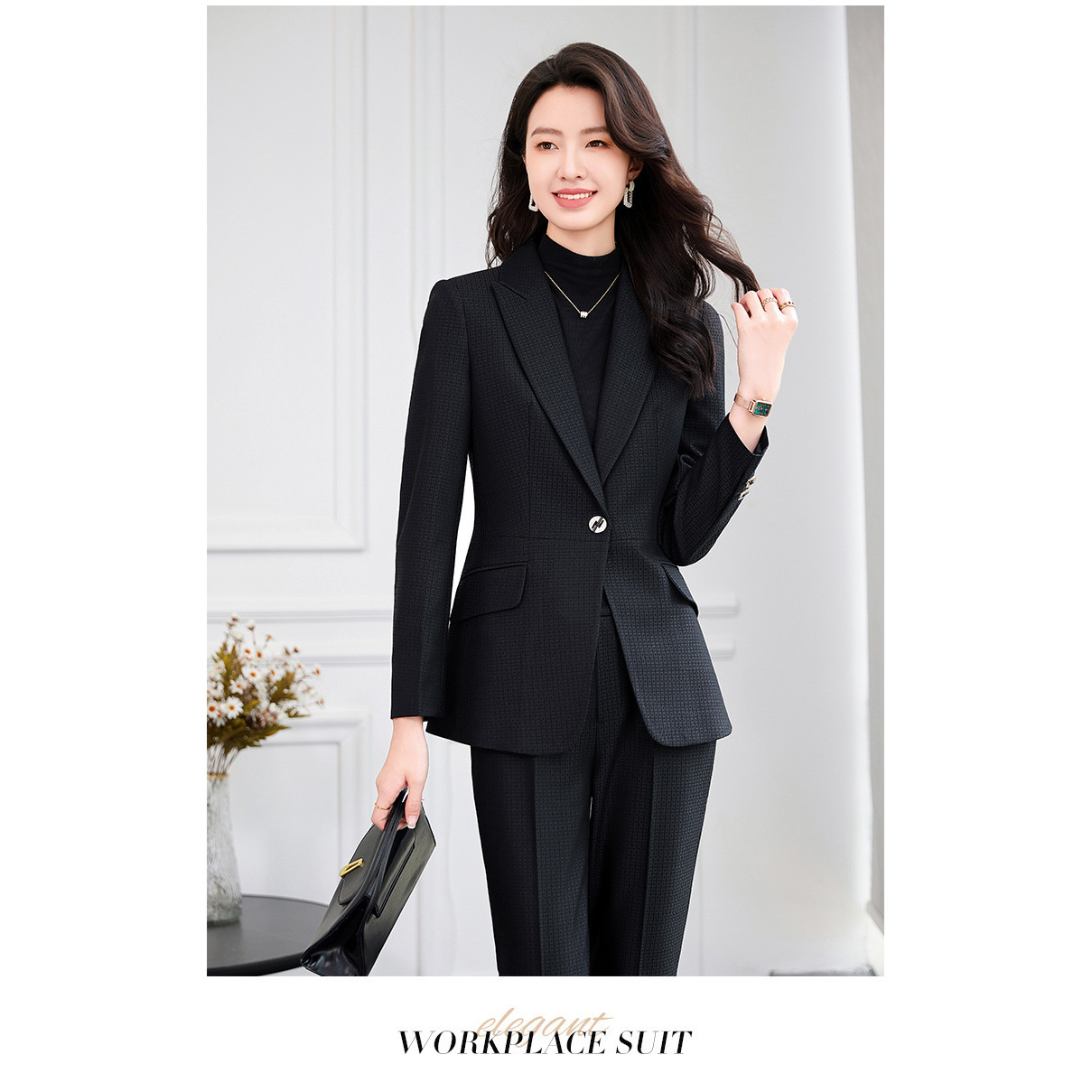 black suit