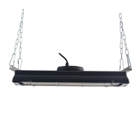Agropax Novedad: Lámpara de Fibra de Carbono con Carcasa de PBT de 350mm para Calefacción en Granjas de Cerdos y Pollos, 175W/275W, Negra, 110V/220V