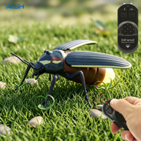 AiJH Firefly Insect Animal RC réaliste avec batterie rechargeable incluse, insecte radiocommandé, télécommande infrarouge pour insecte