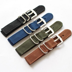 Blu marrone verde nero vegetanismo orologi intercambiabili cinturino da polso 20mm 22mm 24mm cinturino in nylon - Product Image 2