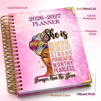 Carnet de notes/agenda B6 en cuir noir pour femme, personnalisable avec votre design, reliure thermique spirale en PP, couverture rigide, feuilles mobiles