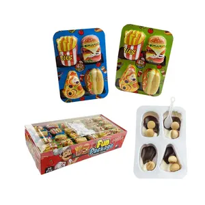 Funny Fast food Chocolate Biscuit With Jam Sweet