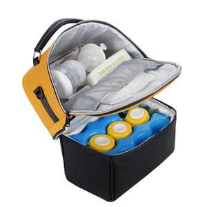 Bolsa enfriadora de leche materna, doble capa, bomba de leche aislada, botella de bebé, bolsa enfriadora de leche materna - Product Image 1