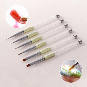 Herramientas Profesionales para Uñas: Pincel de Pelo Kolinsky con Punta Diagonal Plana para Terapia de Luz, Esculpido de Cristal, Pintura, Dibujo y Grabado - Product Image 5
