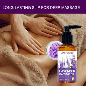 Nuevo Aceite de Masaje Corporal de Lavanda 100% Natural, Hidratante, Reafirmante y Relajante Muscular, Aceite Esencial de Lavanda - Product Image 6