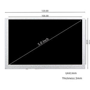 800nits 5 inch 800*480 RGB 24bit 40pin IPS LCD màn hình hiển thị Module - Product Image 6