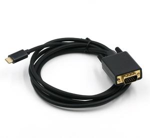 <span class=keywords><strong>Adaptador</strong></span> de Cable USB tipo C <span class=keywords><strong>a</strong></span> <span class=keywords><strong>VGA</strong></span>, 6 pies, 1,8 m, gran oferta - Product Image 1