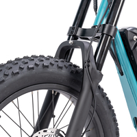 Mario Legal Vélo électrique 20 pouces à gros pneus avec moteur de moyeu Bafang 250W