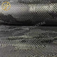 Camouflage Carbone Hybride Tissu Rouleau Aramide Fibre Tissé pour Usage Extérieur-Casques de Tête de Voiture Planches de Surf Violon Cas Costumes Cas